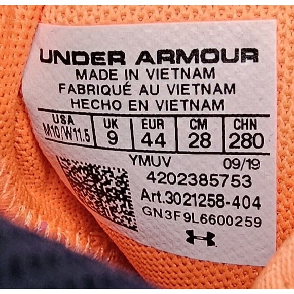 Size 10 Men\'s Under Armour Curry 7 Super Soaker Sneakers 3021258-404 Basketball main image 4